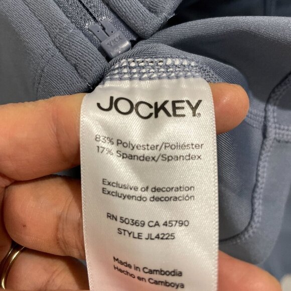 NWOT Jockey Womens XXL Light Blue Full-Zip Jacket Polyester Blend Activewear - Picture 5 of 7